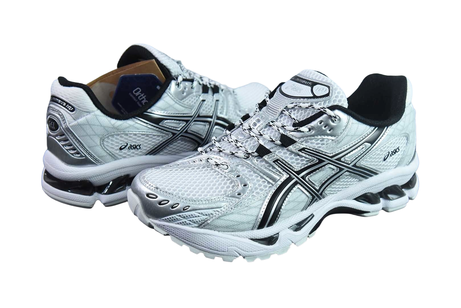 Asics Gel-Nimbus 10.1 Silver&White