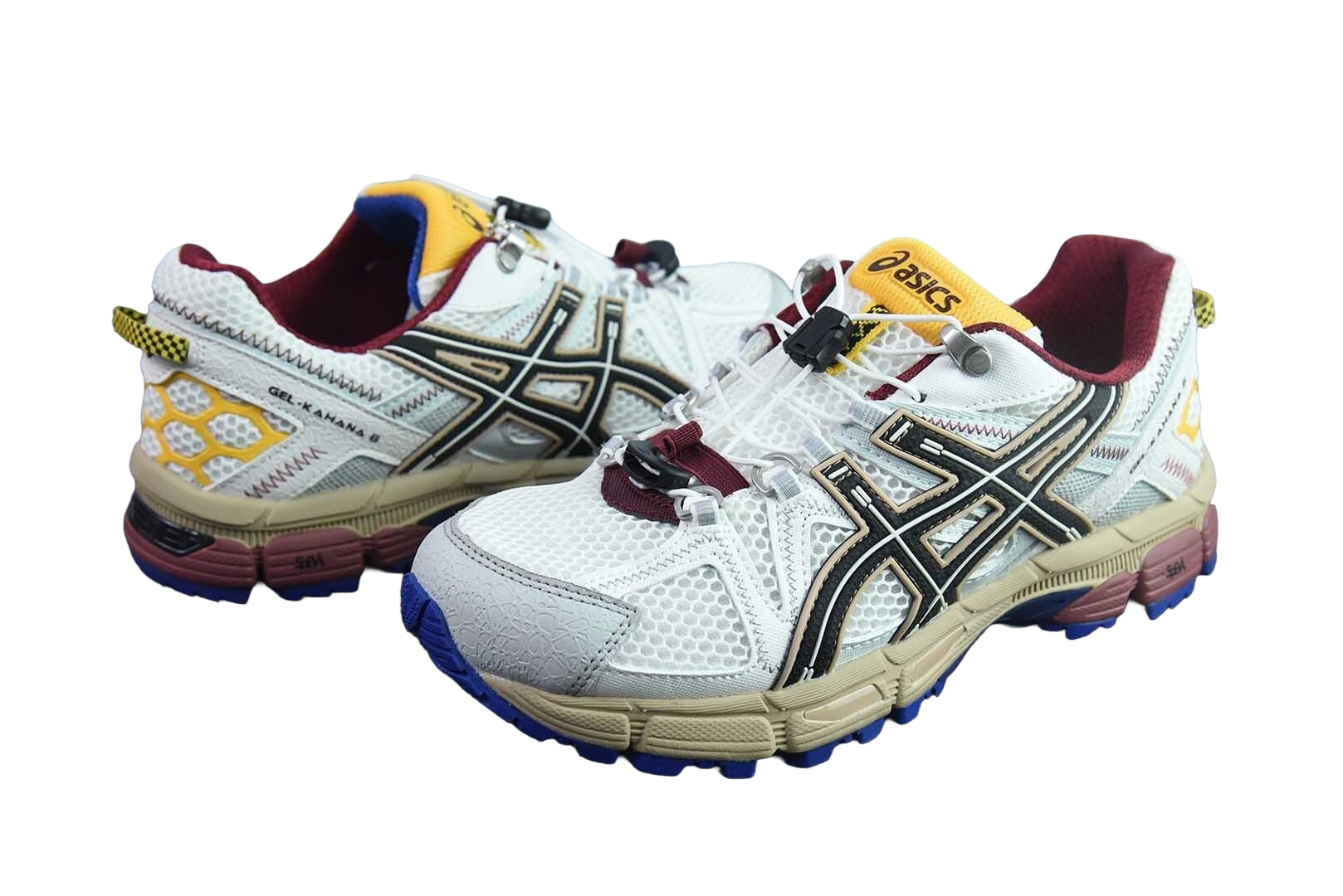 Asics Gel-Kahana 8 White Red Yellow
