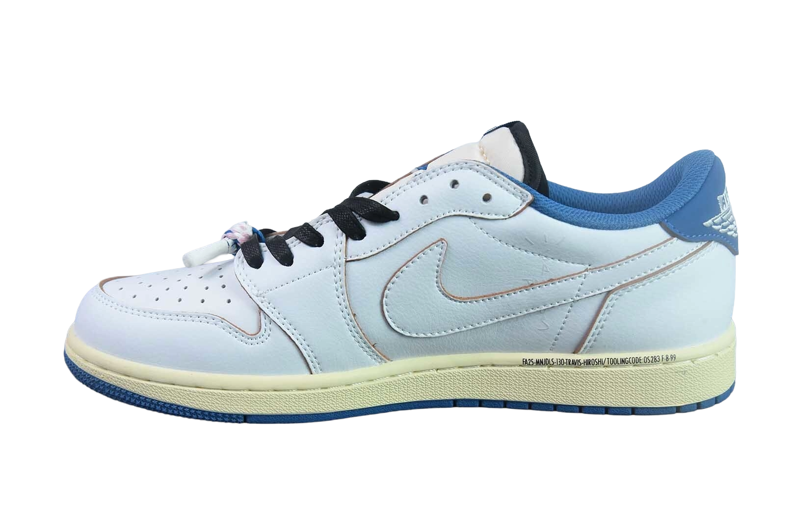 Air Jordan 1 Retro Low OG Travis Scott Sail Military Blue