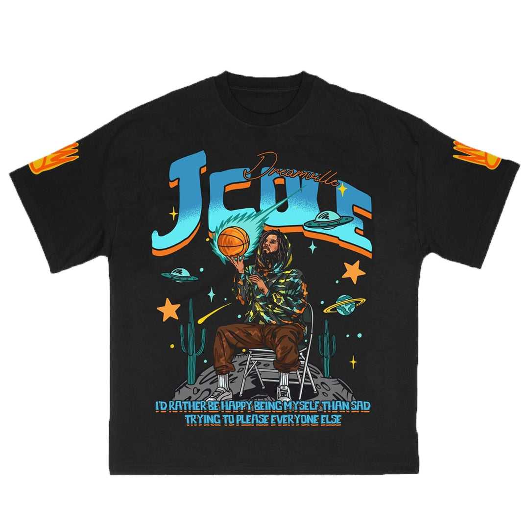 J. Cole Basketball Streetwear T Shirt