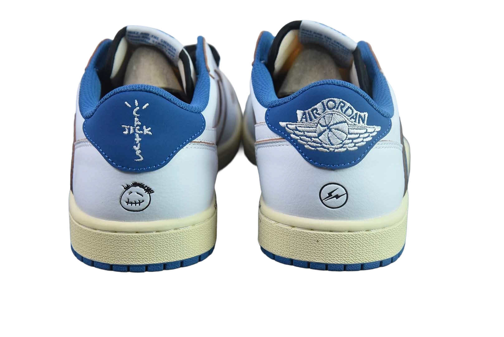 Air Jordan 1 Retro Low OG Travis Scott Sail Military Blue