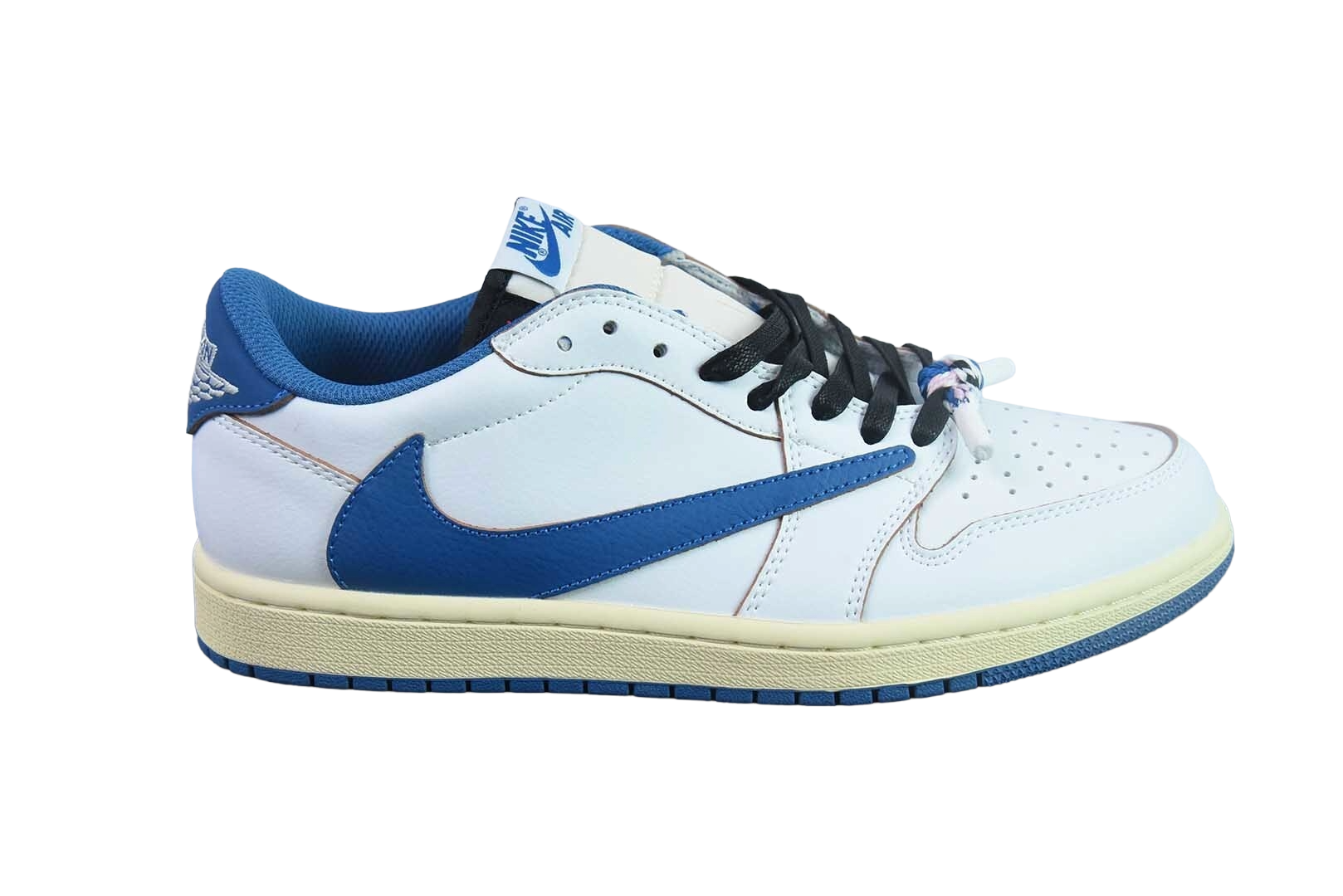 Air Jordan 1 Retro Low OG Travis Scott Sail Military Blue