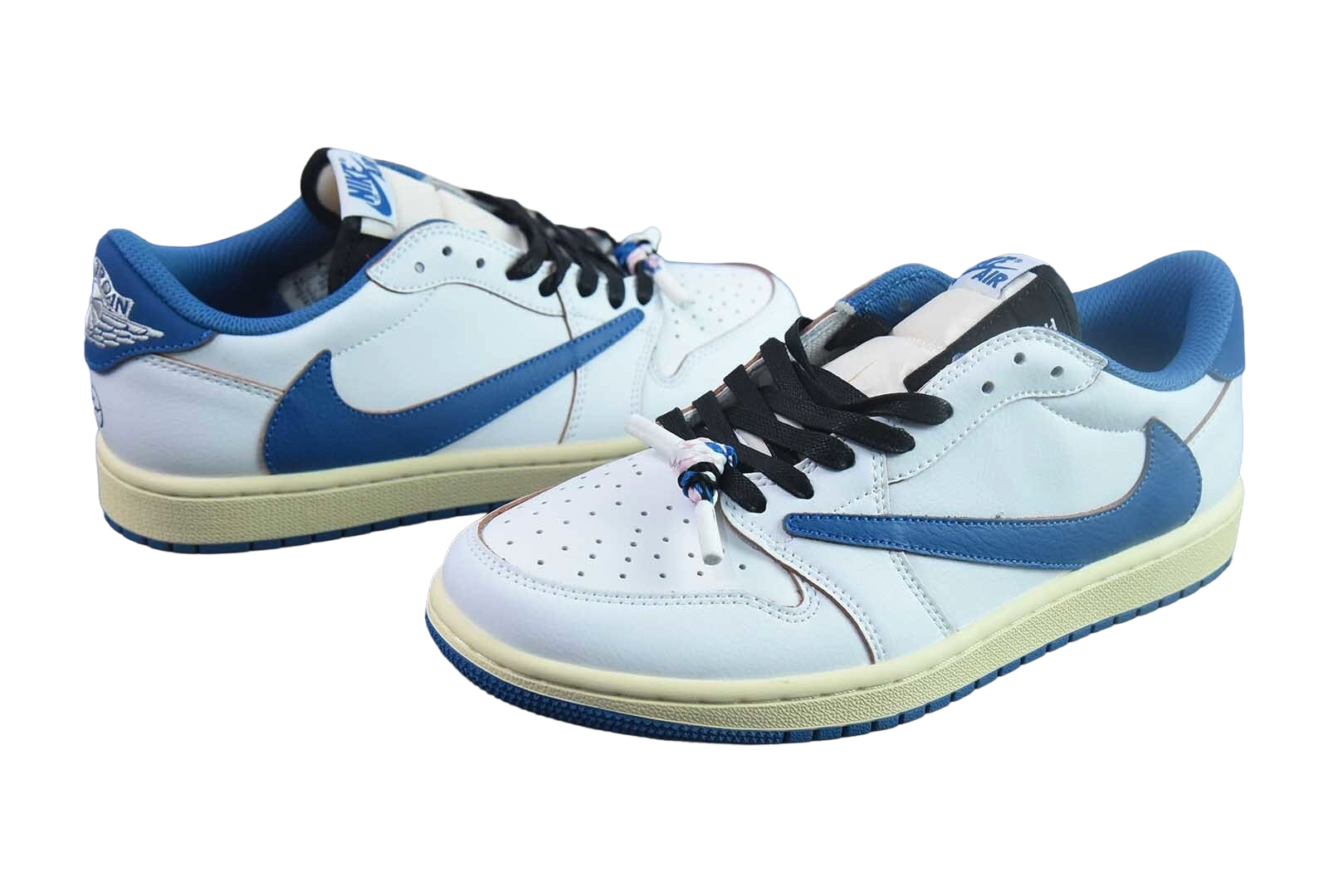 Air Jordan 1 Retro Low OG Travis Scott Sail Military Blue