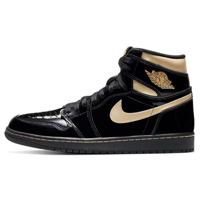 Air Jordan 1 High Black Metallic Gold