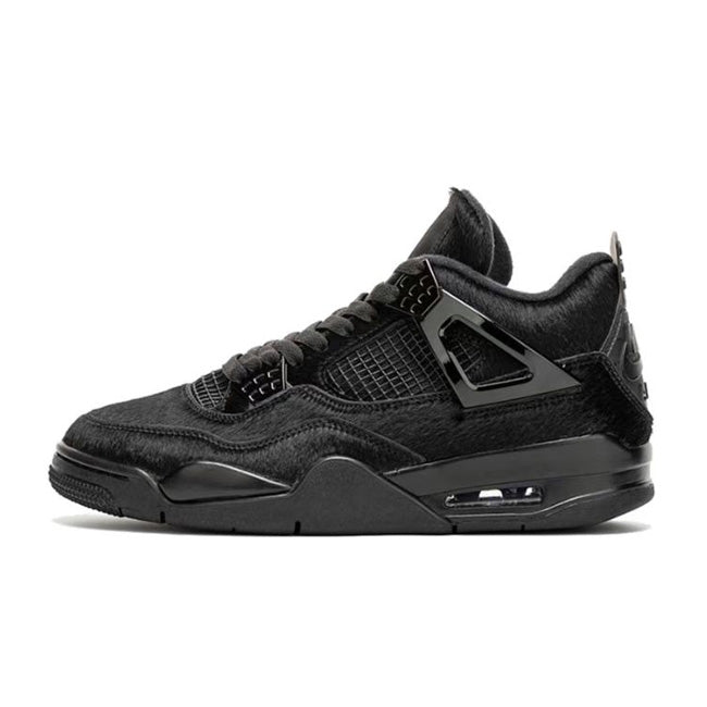 Jordan 4 Retro Golf Black Cat Pony Hair